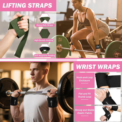 Barbell Pad Set: 10 PCS Gym Equipment Accessories