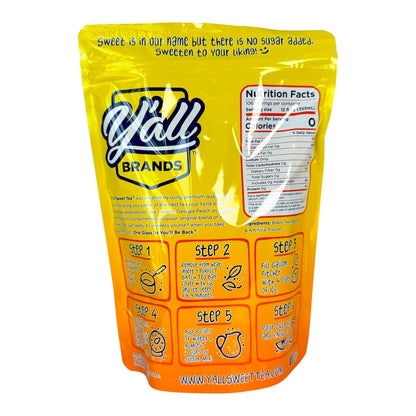 Peach Flavored Iced Tea Bags One Gallon Size in 10 Gallons Per Pack Quick Brew Southern Ice Tea with Sweet Georgia Peach Flavor | As Seen on Shark Tank (Caffeinated)