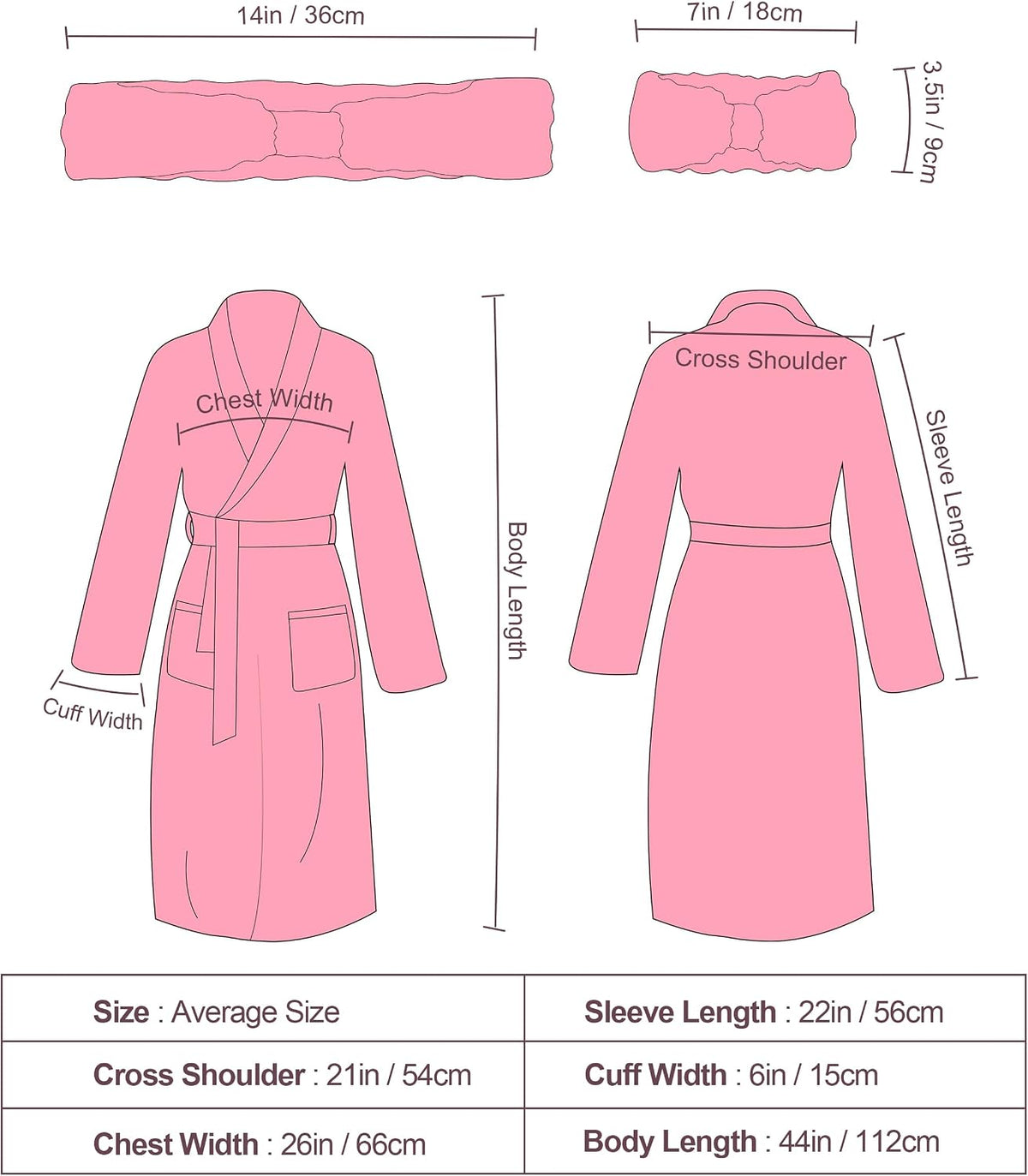 Womens Robe Premium Microfiber Bathrobe Full Length,Fluffy Cozy Warm Bathrobes