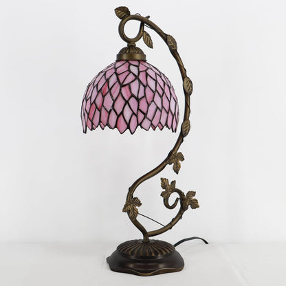 Tiffany Table Lamp Stained Glass Bedside Reading Light 8X10X21 inch