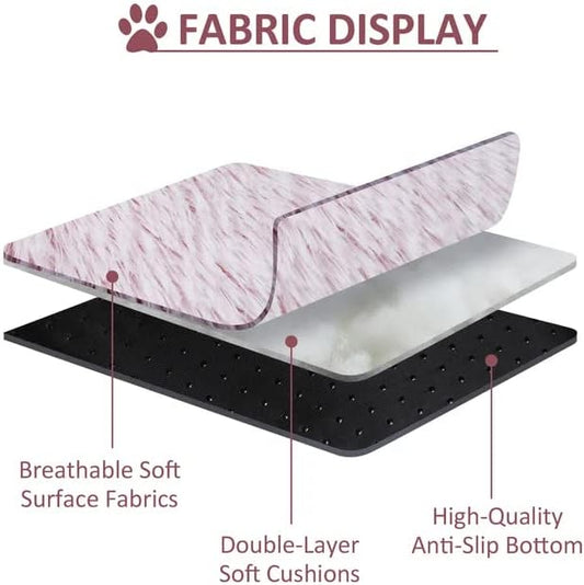 Round Fluffy Hooded Cat Bed Cave, Anti-Anxiety Cave Bed with Blanket