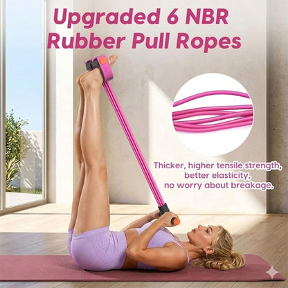 Multifunction Pedal Resistance Band with Handles