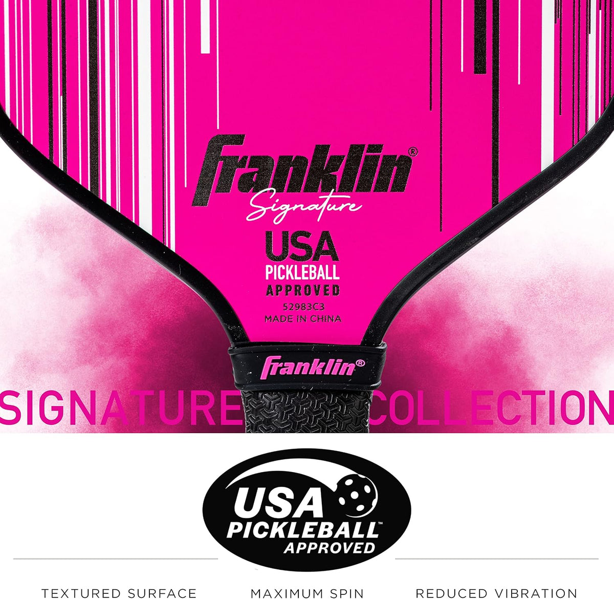 Pro Pickleball Paddles - Signature Series Pro Pickleball Paddle with MaxGrit Surface - USA Pickleball (USAPA) Approved Tournament Pickleball Paddles - 13mm + 16mm Polypropylene Cores