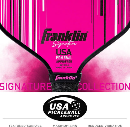 Pro Pickleball Paddles - Signature Series Pro Pickleball Paddle with MaxGrit Surface - USA Pickleball (USAPA) Approved Tournament Pickleball Paddles - 13mm + 16mm Polypropylene Cores