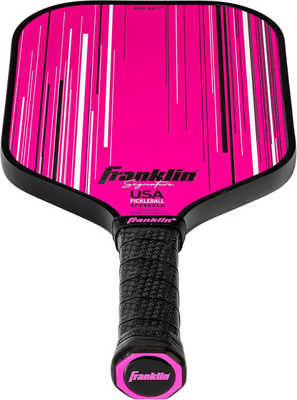 Pro Pickleball Paddles - Signature Series Pro Pickleball Paddle with MaxGrit Surface - USA Pickleball (USAPA) Approved Tournament Pickleball Paddles - 13mm + 16mm Polypropylene Cores