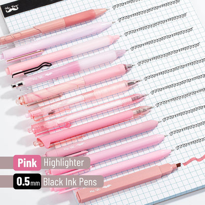 Pink Gel Pens Set, 12 Pack