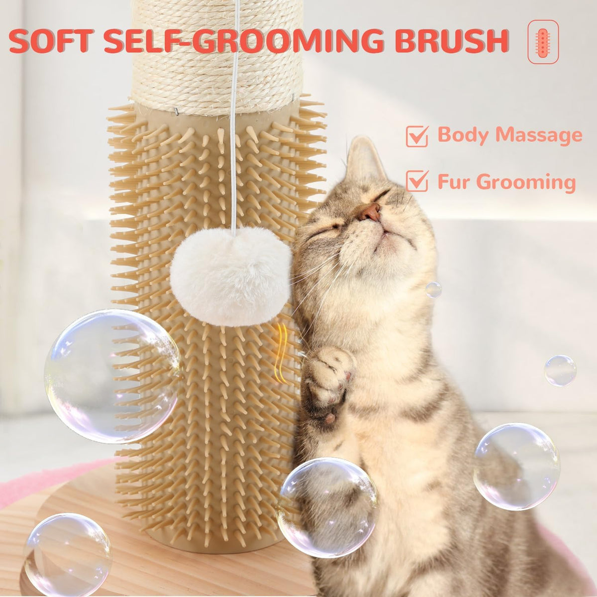45'' Tall Cat Scratching Post Tree,Heavy Duty Scratcher for Indoor