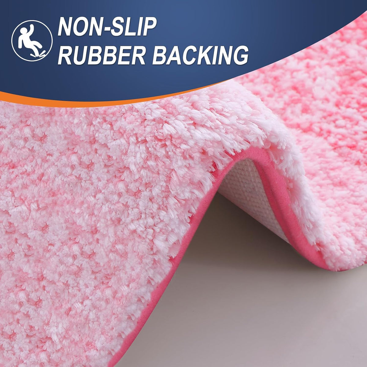 Bathroom Runner Rug 47x20, Extra Soft Absorbent Microfiber Bath Rugs