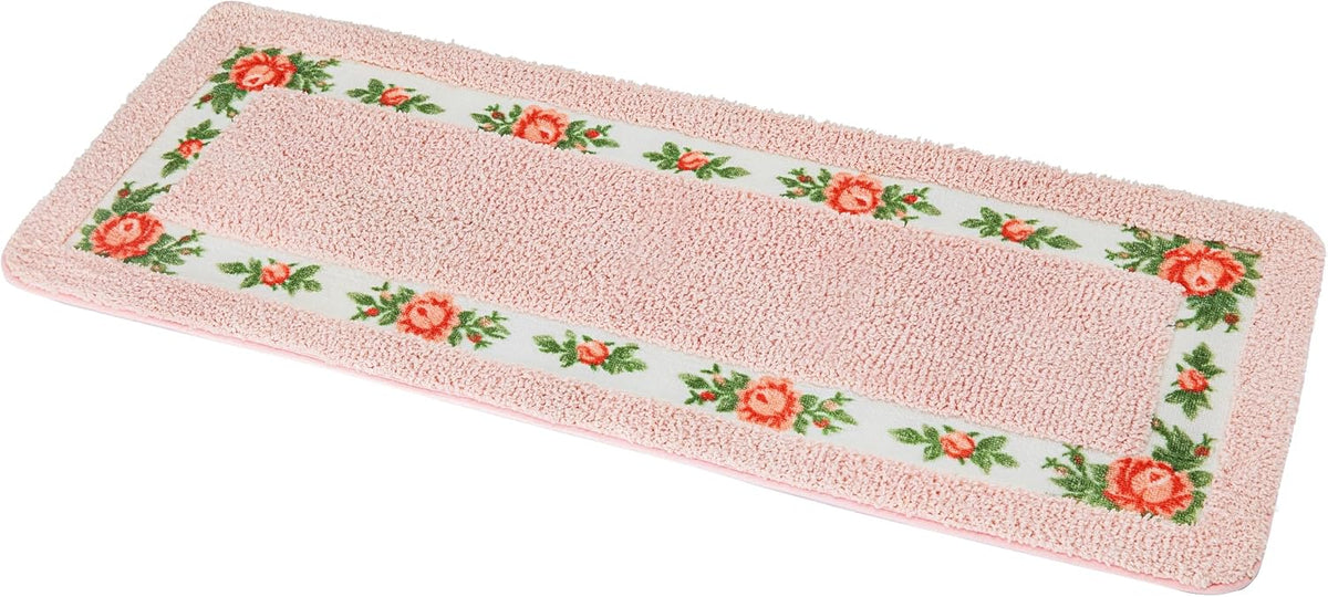 Pink Rose Area Rugs for Living Room Bedroom 17.71 x 47.24 Inch