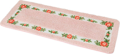 Pink Rose Area Rugs for Living Room Bedroom 17.71 x 47.24 Inch
