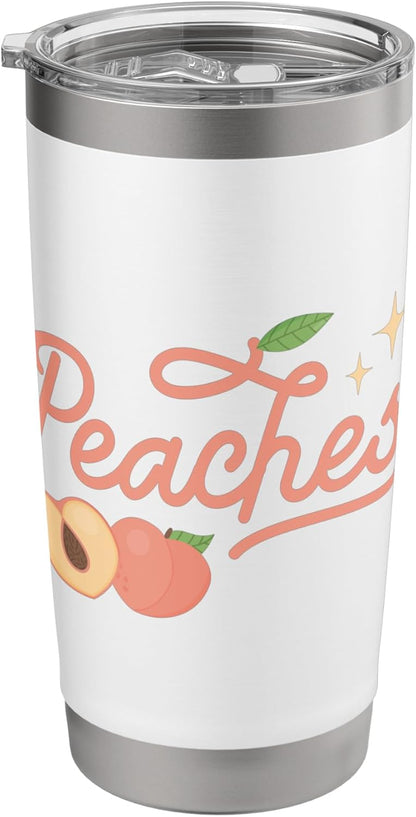 Peaches Sweet Fruit Peach Stainless Steel Insulated Tumbler