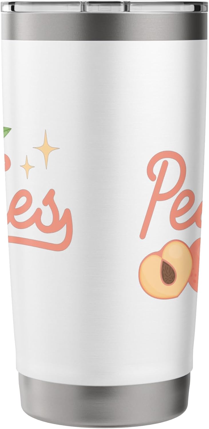 Peaches Sweet Fruit Peach Stainless Steel Insulated Tumbler