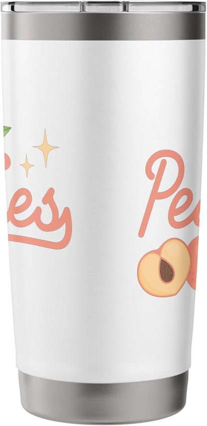 Peaches Sweet Fruit Peach Stainless Steel Insulated Tumbler