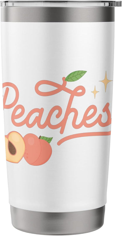 Peaches Sweet Fruit Peach Stainless Steel Insulated Tumbler
