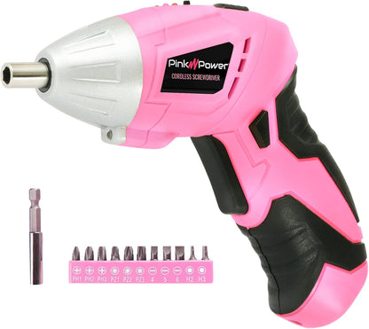 Cordless Screwdriver Set 3.6V Electric Rechargeable Gun Kit LED