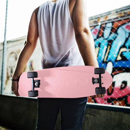 Light Pink Skateboard Grip Tape Sheet Waterproof Longboard Griptape Sandpaper for Rollerboard 9.1.1x 33.1 Inch