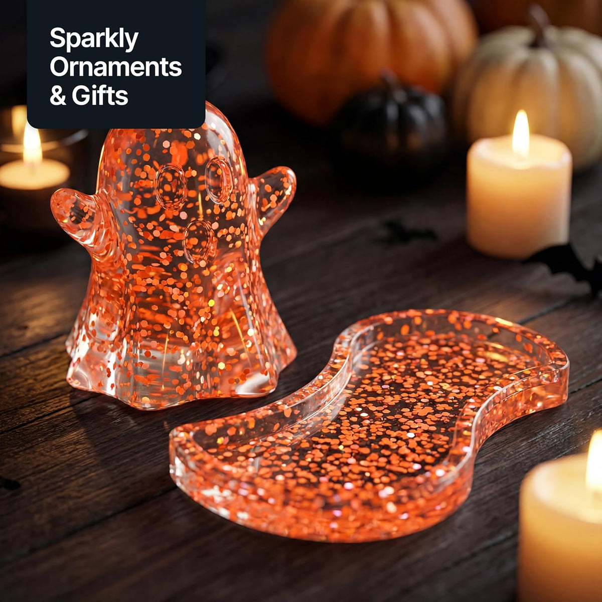 Craft Glitter Shaker Fluorescent Peach 130g Extra Chunky