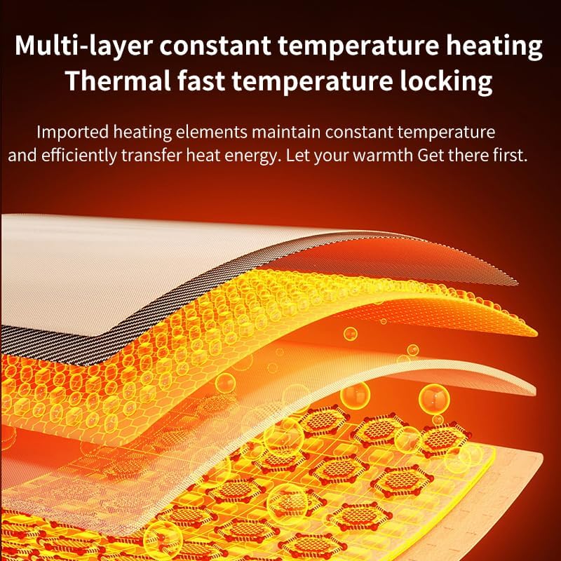Rechargeable Hand Warmer with Large-Capacity Battery, Magnetic Transparent Design, Dual-Sided Heating with 3 Levels (113°F-140°F), Fast Type-C Charging, Great for Outdoor & Winter Gifts
