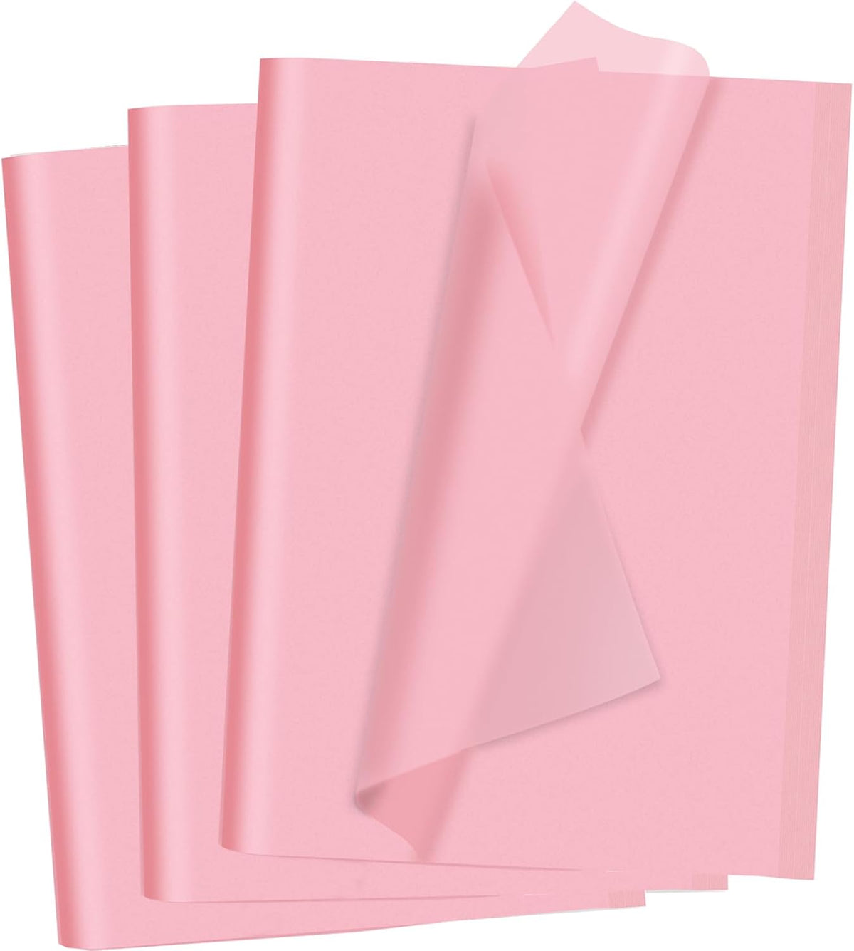 40 Sheets Pink Tissue Paper for Gift Bags Valentines Day Weddings Birthday Fall Decoration Sunflower DIY Art Crafts Packaging Wrapping Paper Bulk, 14 x 20 Inch