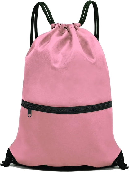 Drawstring Backpack Bag Sport Gym Sackpack