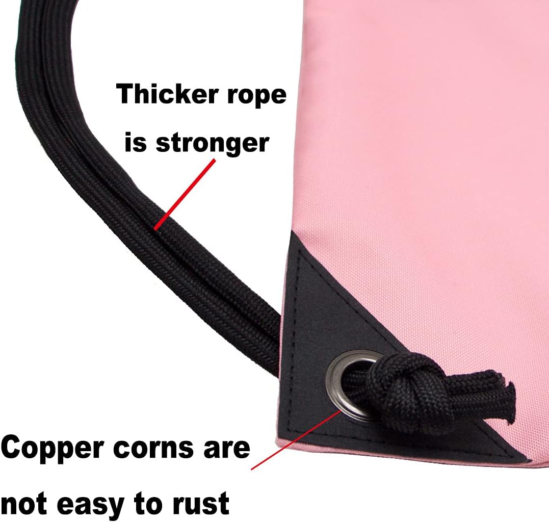 Drawstring Backpack Bag Sport Gym Sackpack
