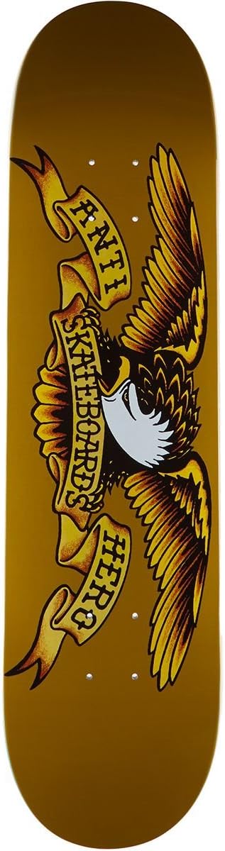 Classic Eagle Skateboard Deck - Tan - 8.06" - With Pink Griptape