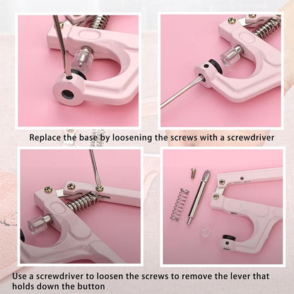 Plastic Snap Pliersg, Hand-held Pliers Tool for T3 T5 T8 KAM Snaps, Button Fastener Press Attacher Punchfor Crafts Clothing