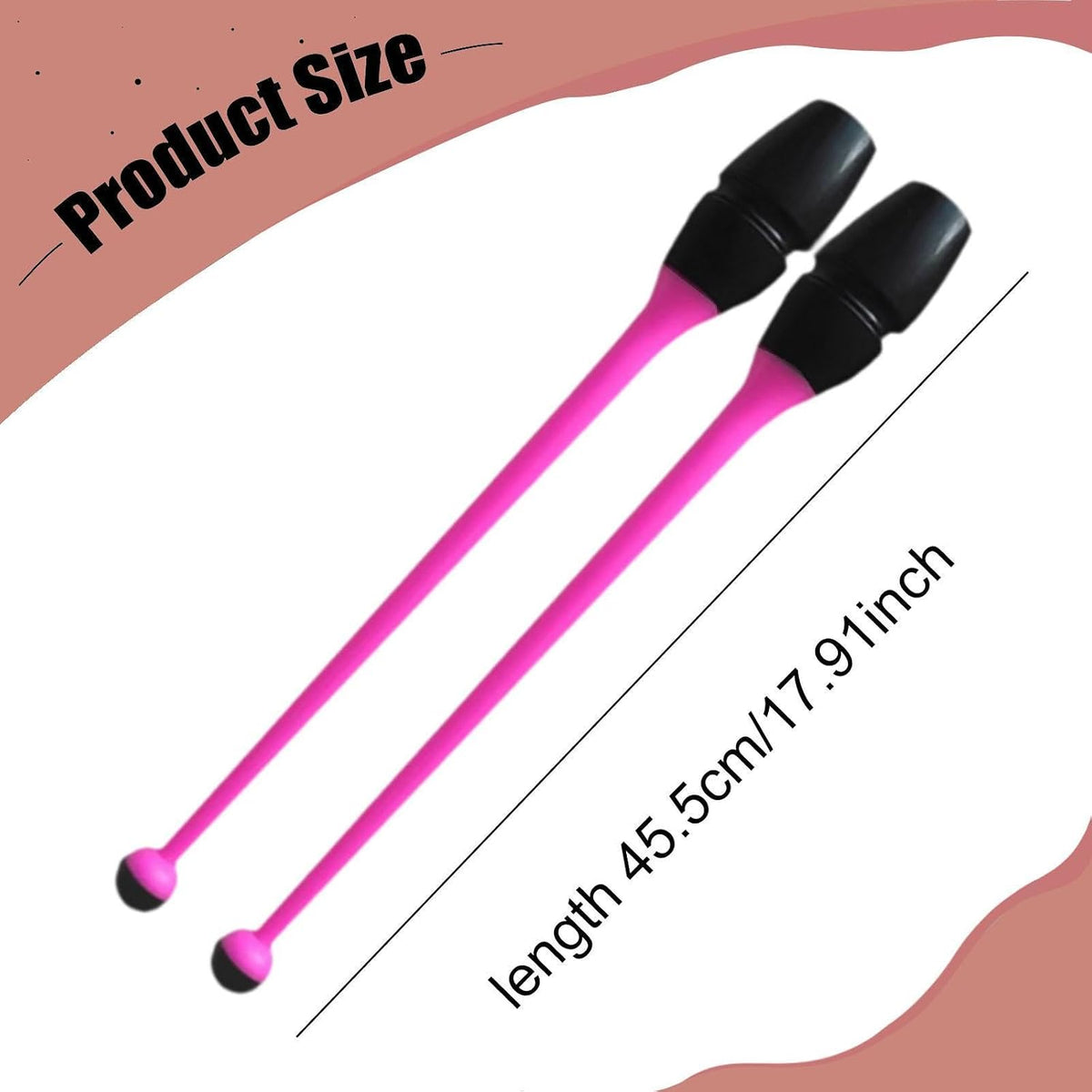 Connectable Rhythmic Gymnastics, Professional, Lightweight 45.5 Cm Training Device for Stage Shows