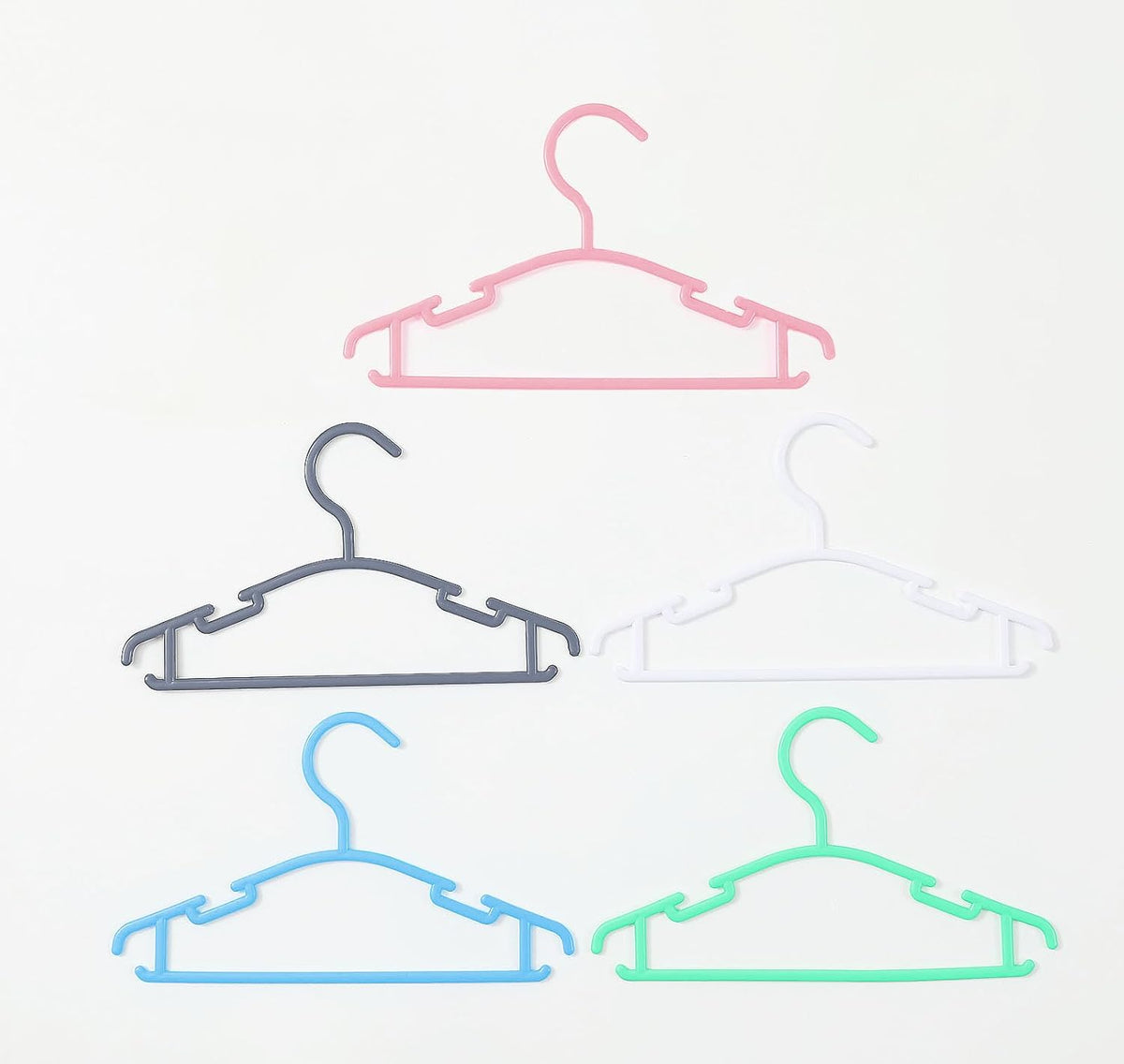 120 Pack Pink Baby Clothes Hangers,Kids Plastic Hangers for Closet,Toddler,Infant,Child,Newborn's Coat Hangers Ideal for Laundry and Nursery's Everyday Standard Use