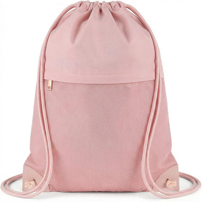 Drawstring Backpack for Sports - Small Gym Bag for Men & Women