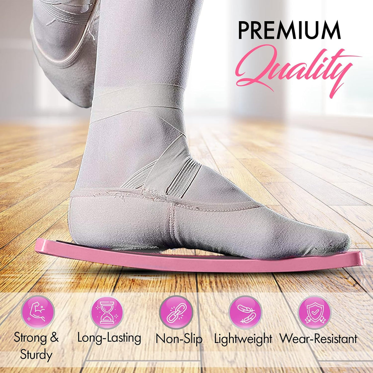 Turning Board for Dancers, Cheerleaders, Gymnasts, Ice Skaters