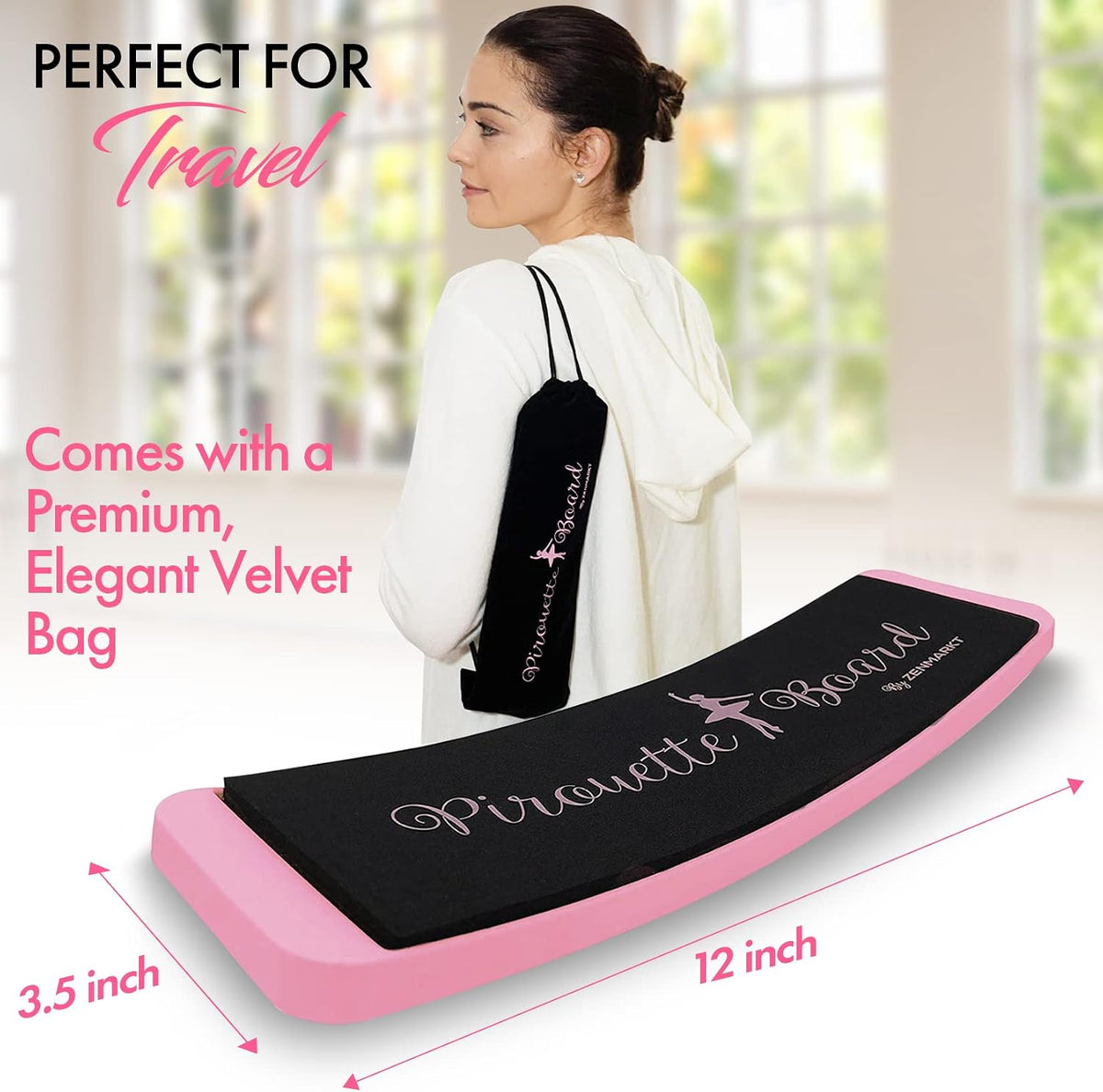 Turning Board for Dancers, Cheerleaders, Gymnasts, Ice Skaters
