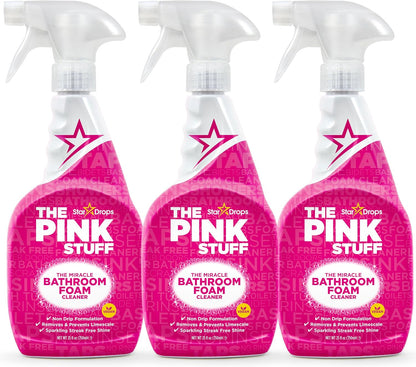 Stardrops Miracle Bathroom Foam Cleaner, 25 Fl Oz 3Pk