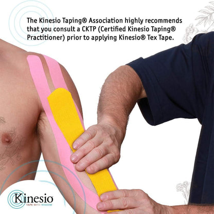 Taping - Elastic Therapeutic Athletic Tape Tex Gold Light Touch - Sakura Pink – 2 in. x 16.4 ft