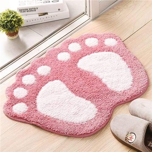 Absorbent Bath mats Bath Rugs 18.9 x 26.4 Inches for Tub, Shower, and Bath Room (Pink)