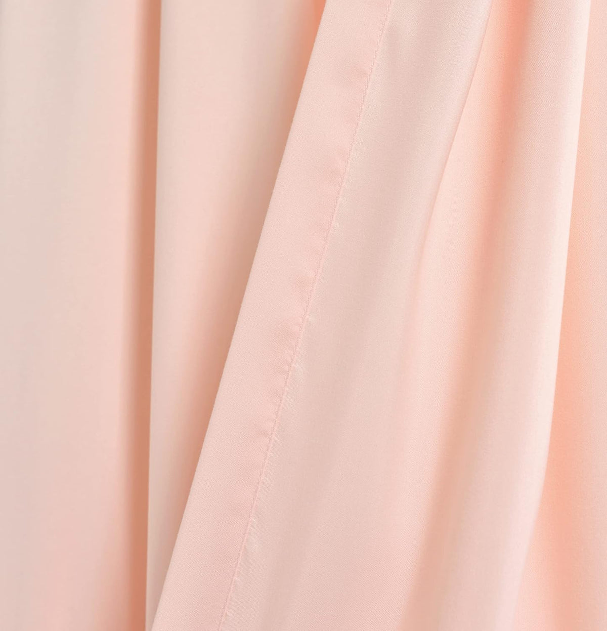 Allison Ruffle Curtains Window Panel Set for Living, Dining Room, Bedroom (Pair), 84 in L, Pink/Blush