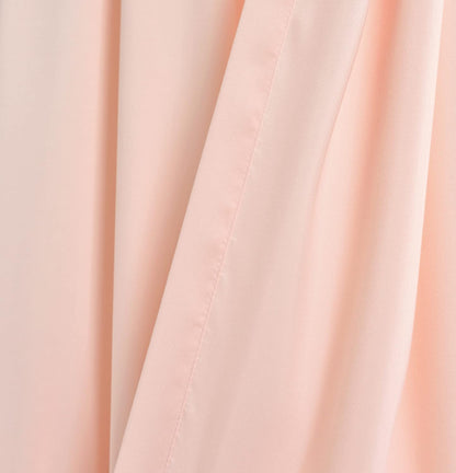 Allison Ruffle Curtains Window Panel Set for Living, Dining Room, Bedroom (Pair), 84 in L, Pink/Blush