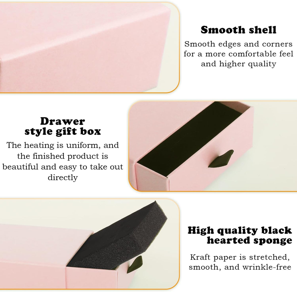 Jewelry Gift Box Velvet-Lined,12 Pack Compact Drawer Style for Earrings & Rings, Necklace & Bracelet Organizer, 3.93x3.93x1.65 Inches, Stackable Elegant Jewelry Display & Storage Box (Pink)