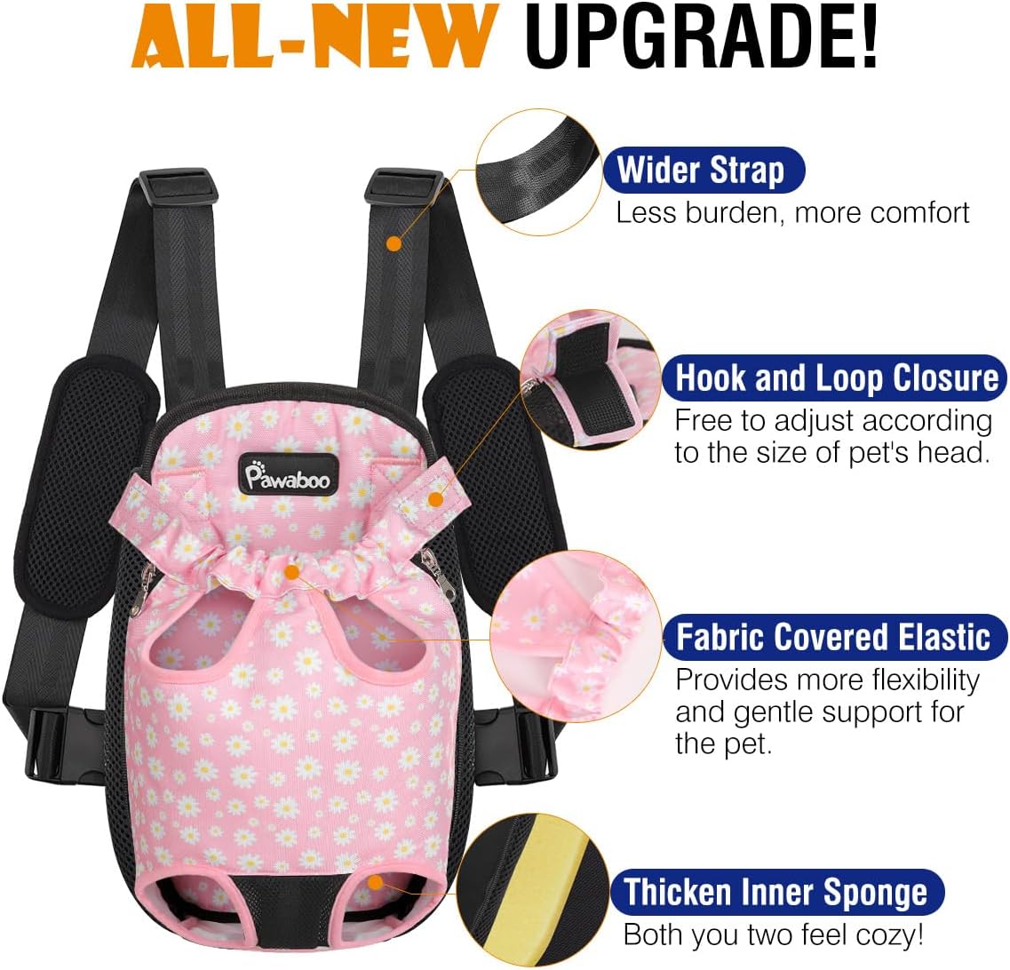 Pet Front Carrier Backpack for Small Medium Dogs