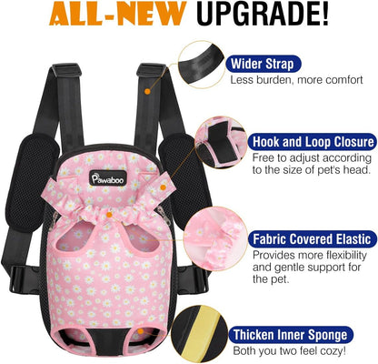Pet Front Carrier Backpack for Small Medium Dogs