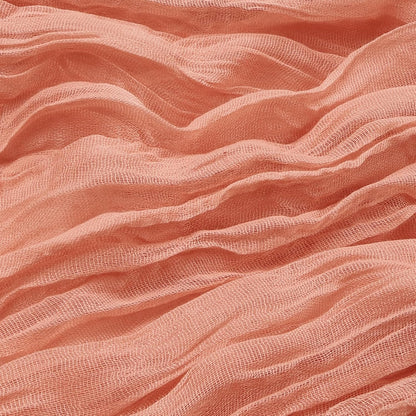 16 Pack Peach Cheesecloth Table Runner 23 x 120 Inch 10Ft