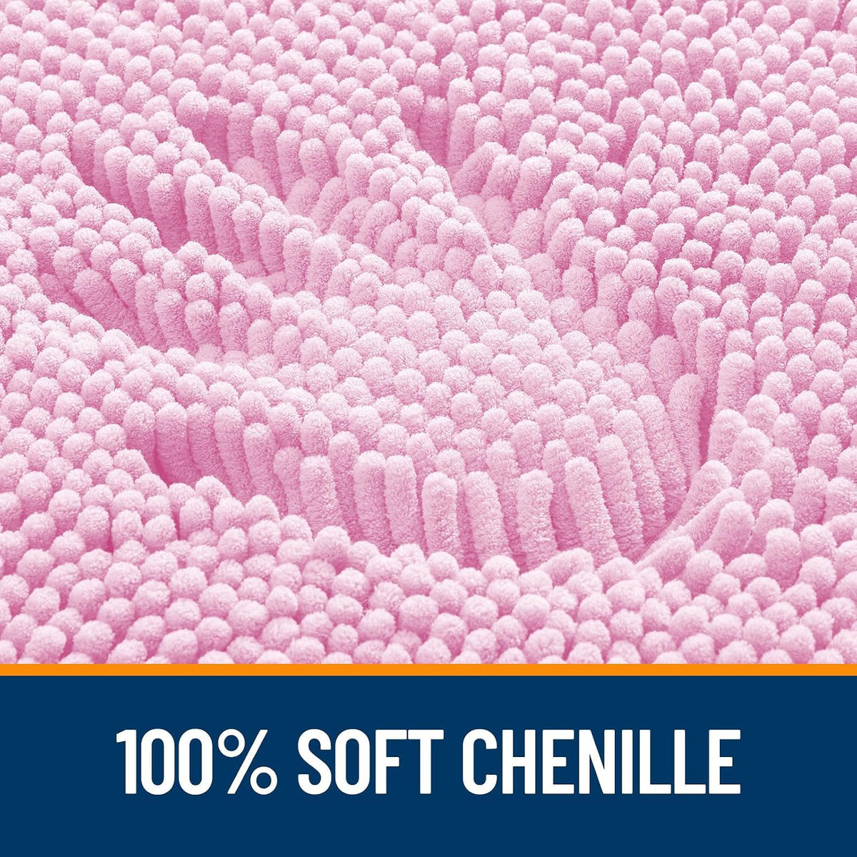 Bathroom Rugs 30x20, Extra Soft Absorbent Chenille Bath Rugs