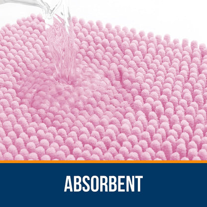 Bathroom Rugs 30x20, Extra Soft Absorbent Chenille Bath Rugs