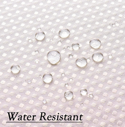 Pink Waffle Shower Curtain Ombre Decorative Water Resistant No Hook Shower Curtain for Bathroom Hotel Spa with Grommet Machine Washable,Gradient White to Blush 70" Wx72 L
