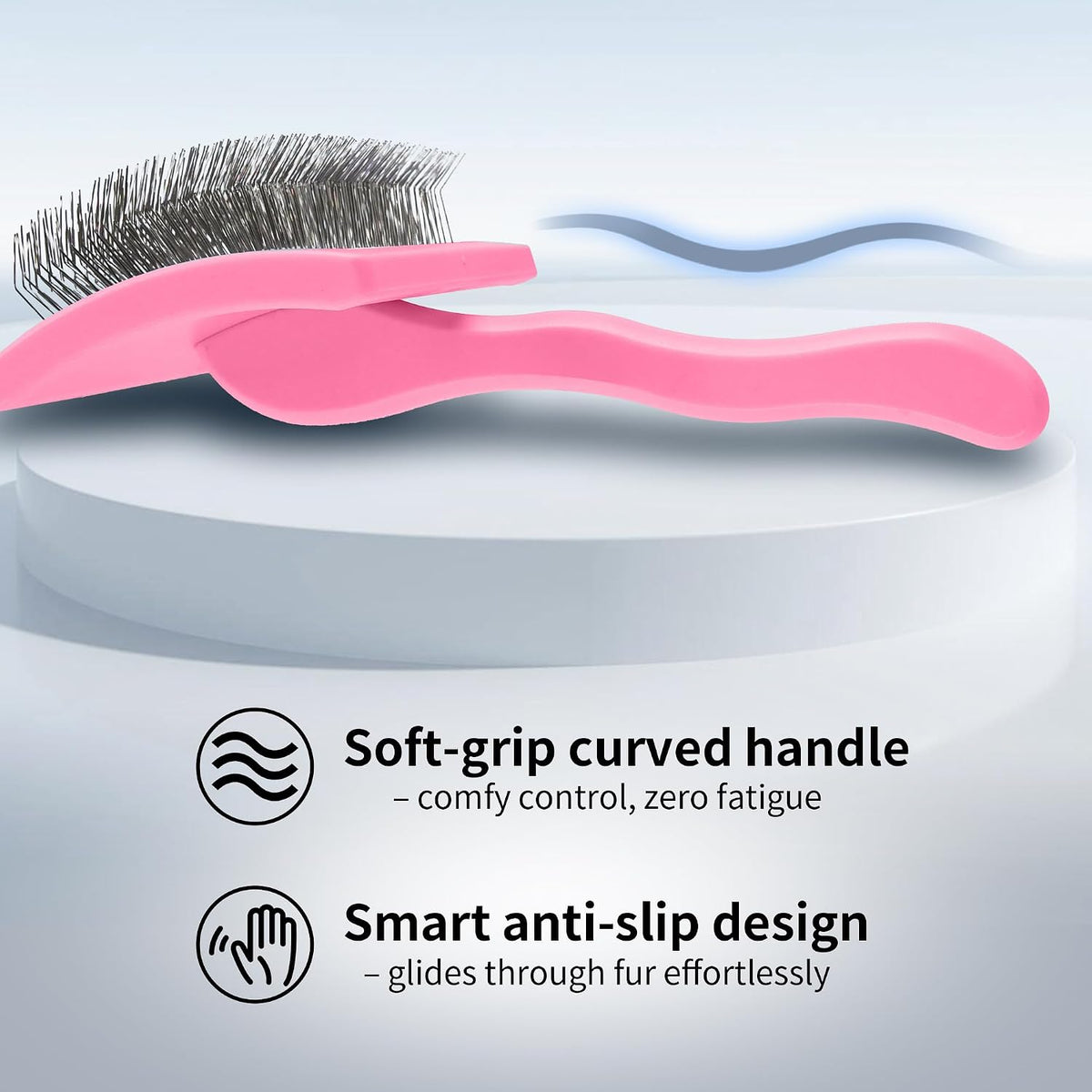 Pet Slicker Brush for Long Short Hair Detangling Tool for Dogs Cats