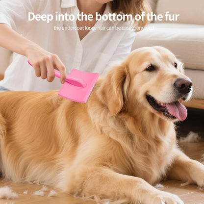 Pet Slicker Brush for Long Short Hair Detangling Tool for Dogs Cats