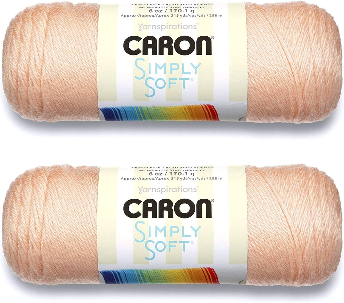 Bulk Buy: Yarn Solids (2-Pack) (Light Country Peach)