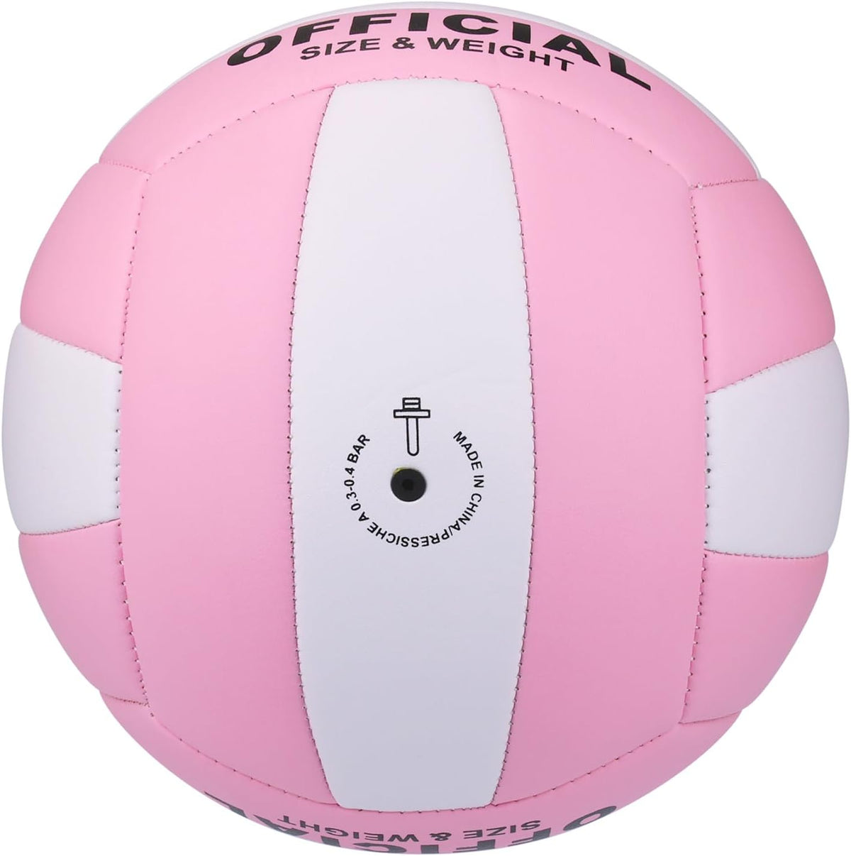 Size 5 Volleyball with Air Pump, PVC Indoor Outdoor Training Ball