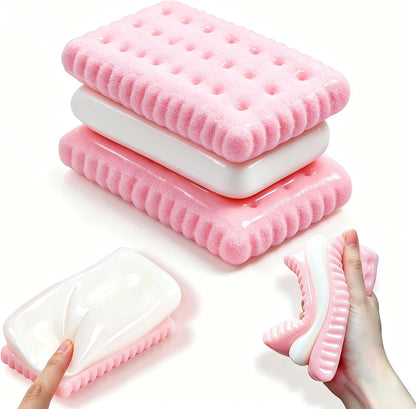 Cookie Slow Rising Squishy, Super Soft PU Foam Sensory Squishy Toys, Squishies Stress Relief Fidget Toys for Adults, Cute Food Squishies for Desk Decor & Party Favors