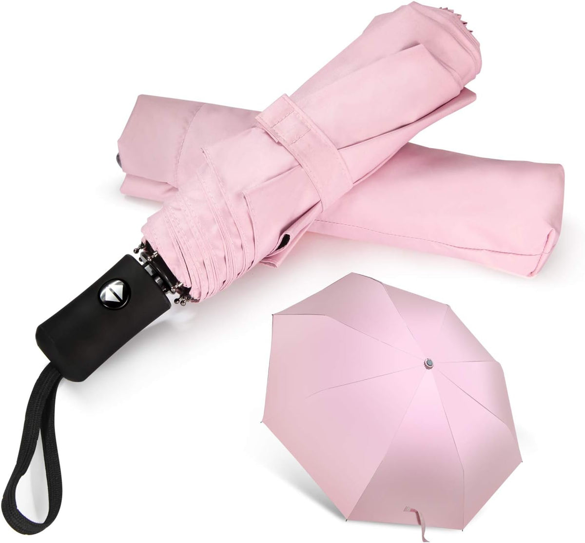 Travel Umbrella Compact Folding Sun Umbrellas Lighweight Auto Open Close for Women Parasol